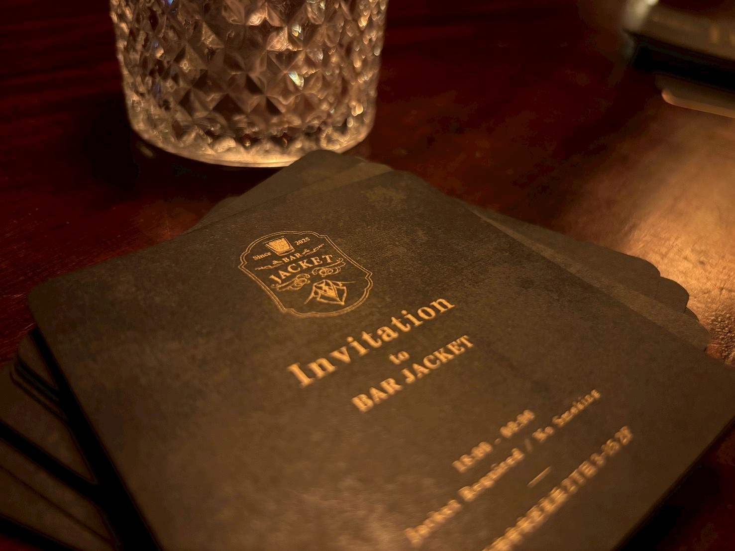 BAR JACKET Invitation